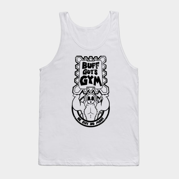 Buff guy Gym Black V2 Tank Top by SokoTeki